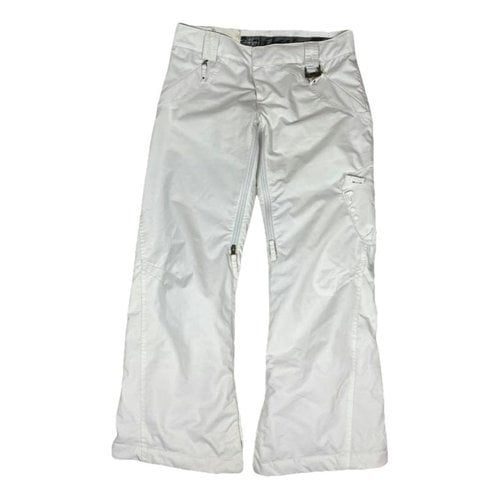 Pre-owned Oakley Trousers In White