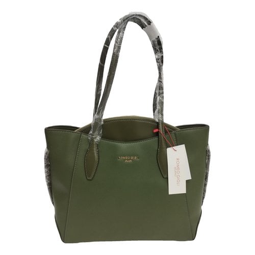 Pre-owned Romeo Gigli Handbag In Green