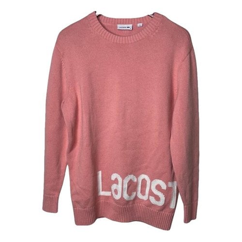 Pre-owned Lacoste Jumper In Pink