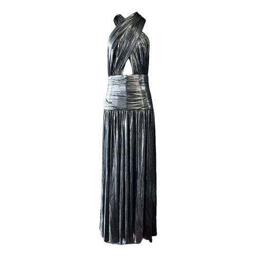 Pre-owned Bronx And Banco Maxi Dress In Metallic