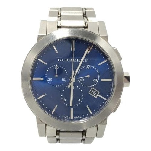 Pre-owned Burberry Watch In Blue