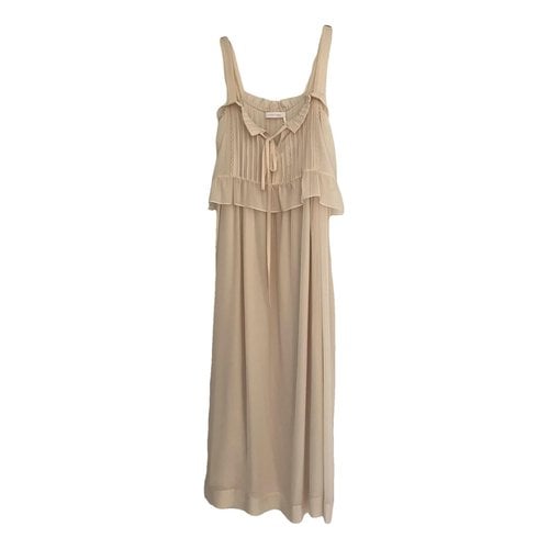Pre-owned See By Chloé Maxi Dress In Ecru