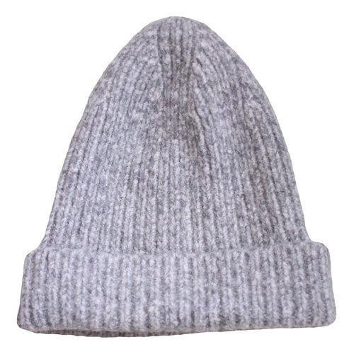Pre-owned Acne Studios Cashmere Beanie In Grey