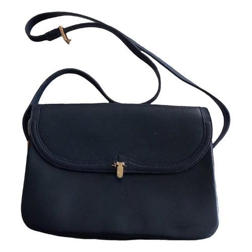 Pre-owned Nina Ricci Leather Handbag In Navy