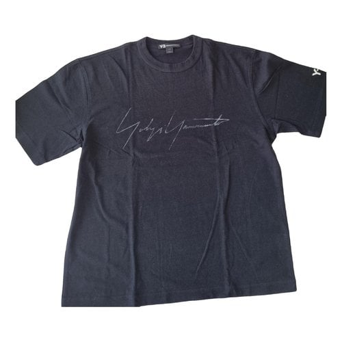 Pre-owned Y-3 By Yohji Yamamoto T-shirt In Black