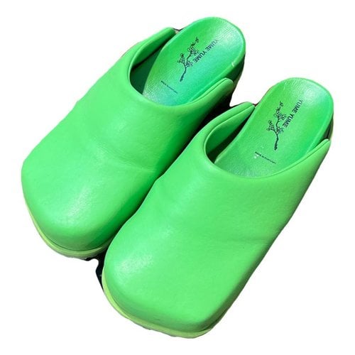Pre-owned Yume Yume Sandals In Green