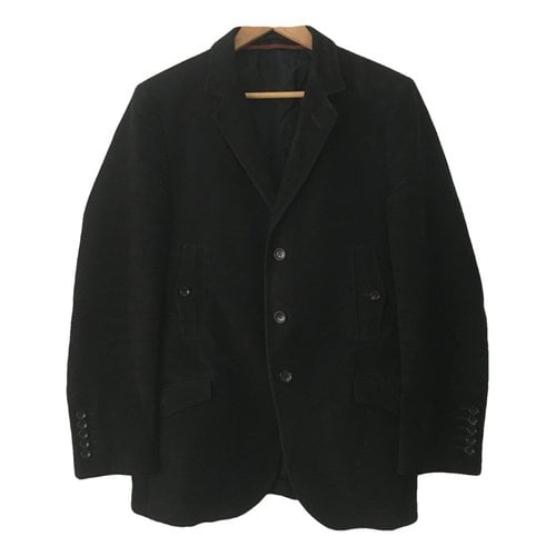 Pre-owned Gucci Velvet Jacket In Black