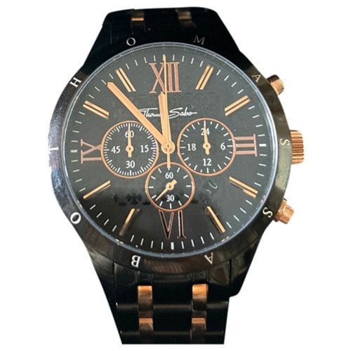 Pre-owned Thomas Sabo Watch In Black