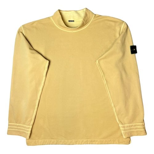 Pre-owned Stone Island Pull In Yellow