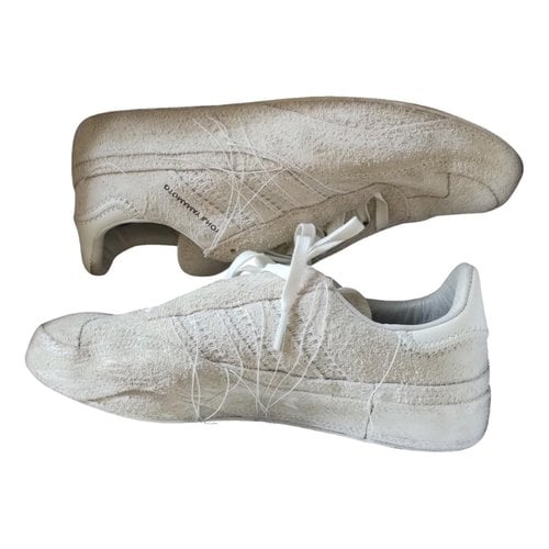 Pre-owned Y-3 By Yohji Yamamoto Trainers In Beige
