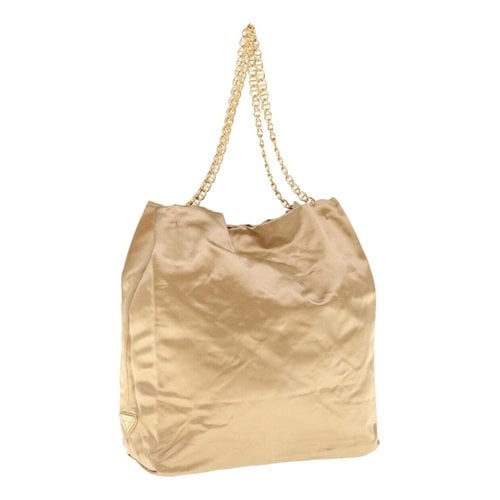 Pre-owned Prada Crossbody Bag In Gold
