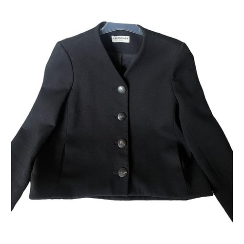 Pre-owned Balenciaga Short Vest In Black