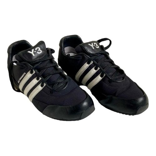 Pre-owned Y-3 By Yohji Yamamoto Low Trainers In Black