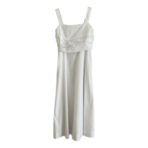 Pre-owned Veronica Beard Mid-length Dress In White