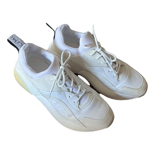 Pre-owned Stella Mccartney Eclypse Trainers In White