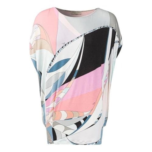 Pre-owned Emilio Pucci Top In Pink