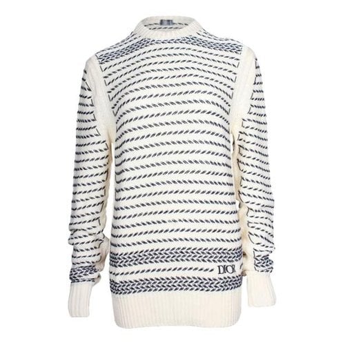 Pre-owned Dior Knitwear In White
