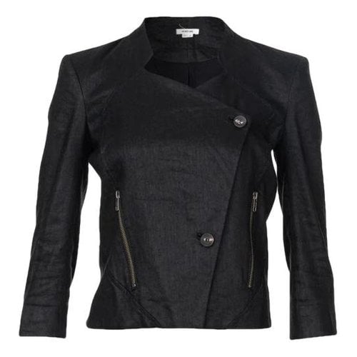 Pre-owned Helmut Lang Linen Jacket In Black