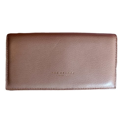 Pre-owned The Bridge Leather Wallet In Pink