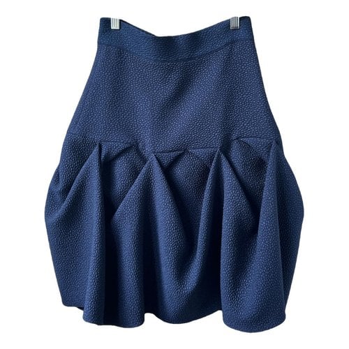 Pre-owned Edeline Lee Mid-length Skirt In Blue