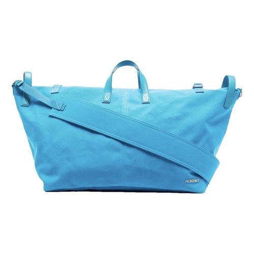 Pre-owned Jacquemus Cloth Travel Bag In Blue