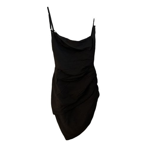 Pre-owned Jacquemus Mini Dress In Black