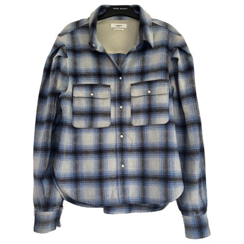 Pre-owned Isabel Marant Étoile Wool Shirt In Blue