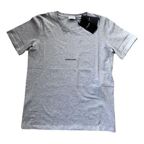 Pre-owned Saint Laurent T-shirt In Grey