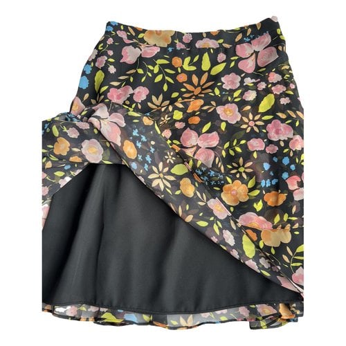 Pre-owned Alexa Chung Silk Mini Skirt In Multicolour
