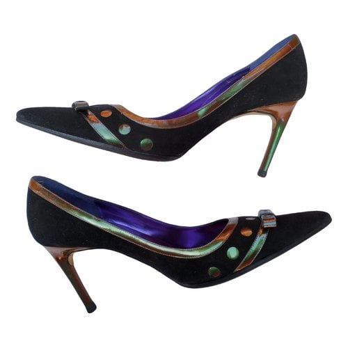 Pre-owned Christian Lacroix Heels In Black