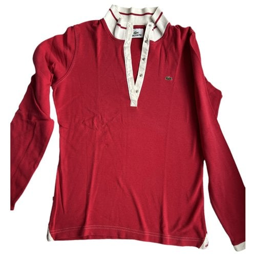 Pre-owned Lacoste Shirt In Red