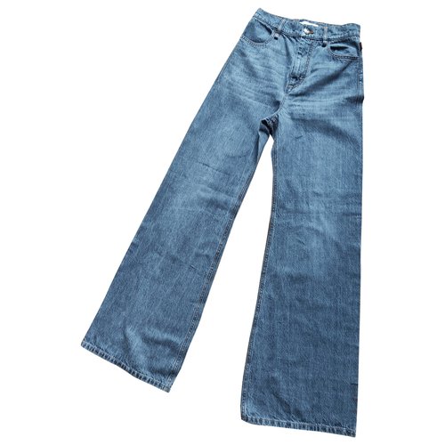 Pre-owned Chloé Bootcut Jeans In Grey