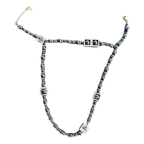 Pre-owned Emporio Armani Long Necklace In Blue