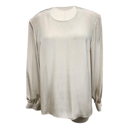 Pre-owned Givenchy Blouse In Beige