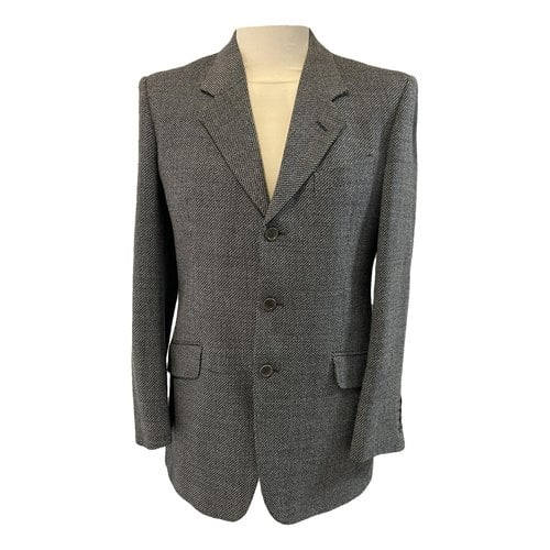 Pre-owned Emanuel Ungaro Wool Jacket In Grey