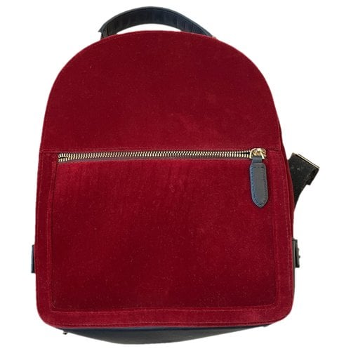 Pre-owned Aspinal Of London Velvet Backpack In Multicolour