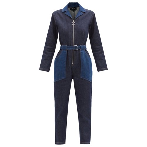 Pre-owned Apc Jumpsuit In Blue