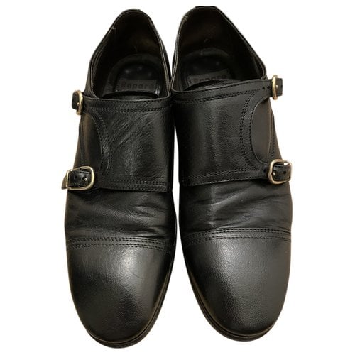 Pre-owned Raparo Leather Lace Ups In Black