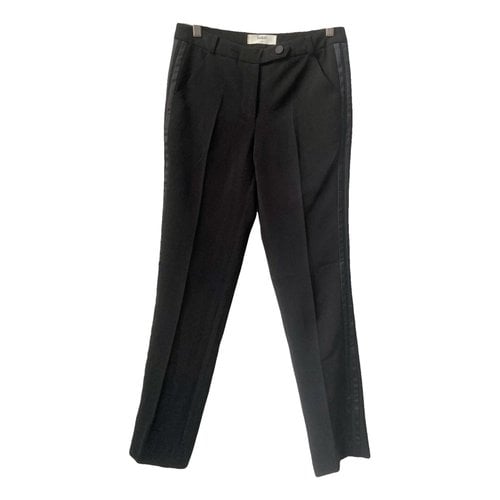 Pre-owned Ba&sh Trousers In Black