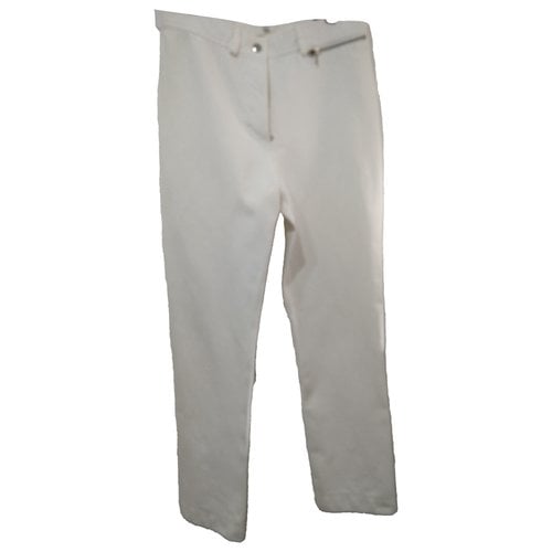 Pre-owned Courrèges Large Pants In White