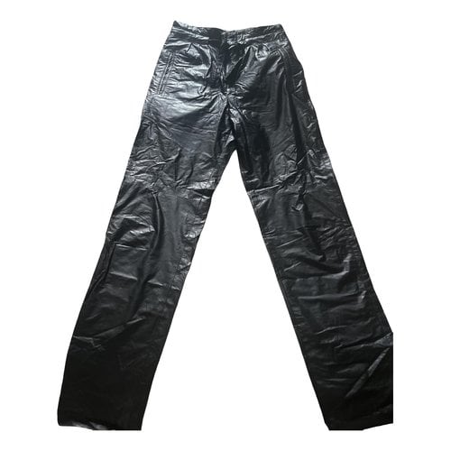 Pre-owned Isabel Marant Straight Pants In Black