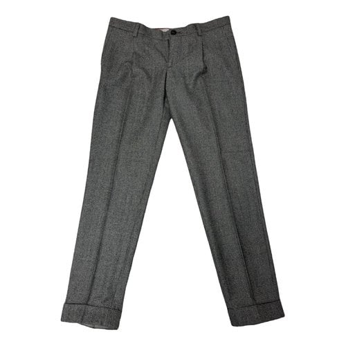 Pre-owned Brunello Cucinelli Wool Trousers In Other