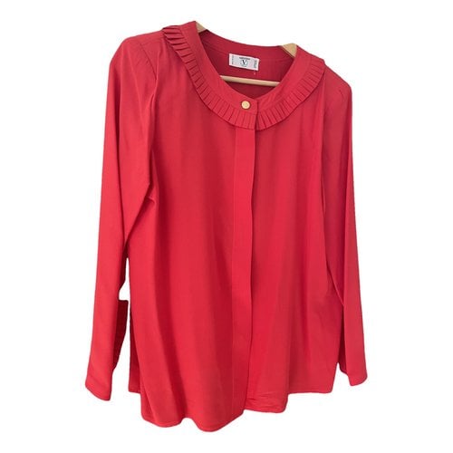 Pre-owned Valentino Silk Shirt In Red