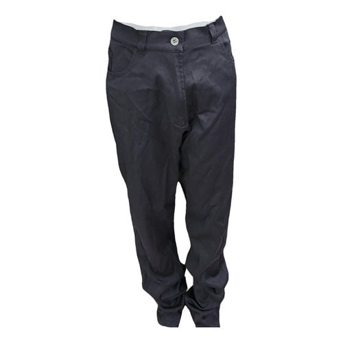 Pre-owned Rip Curl Straight Pants In Black