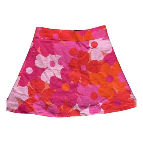 Pre-owned Mirae Mini Skirt In Pink