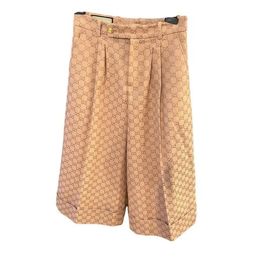 Pre-owned Gucci Short Pants In Pink