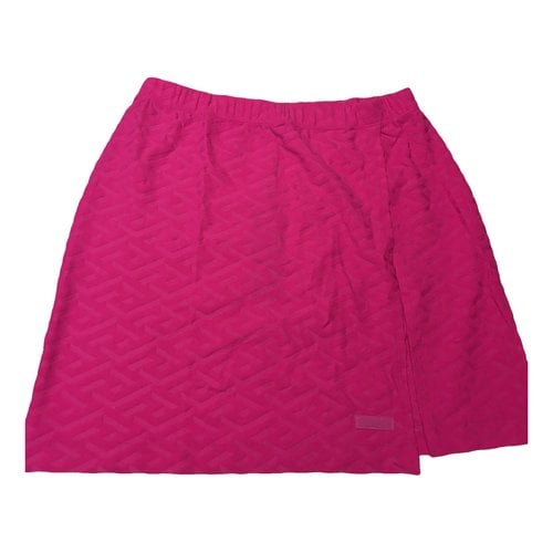 Pre-owned Versace Skirt In Pink