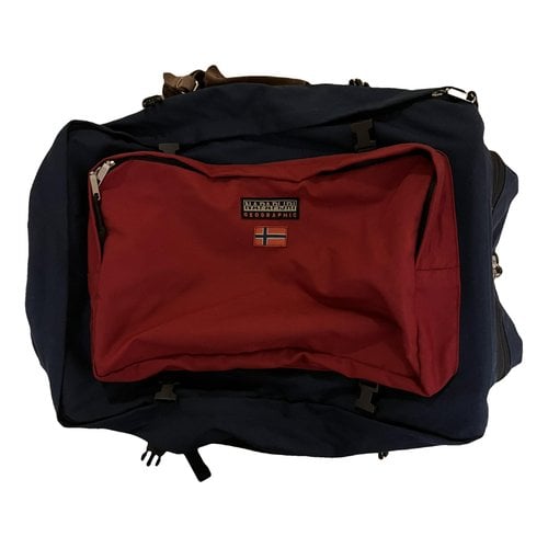 Pre-owned Napapijri Travel Bag In Blue