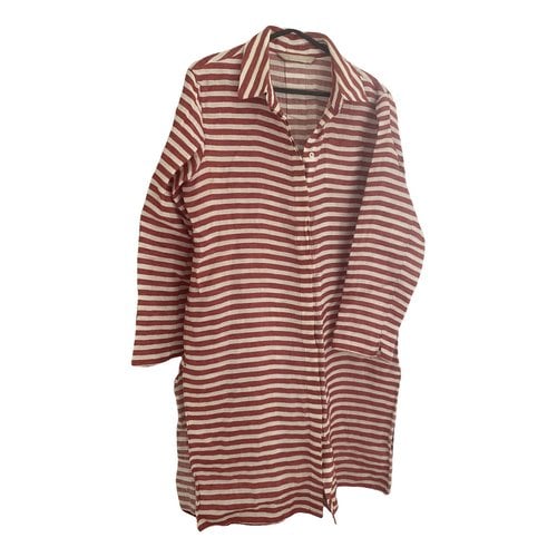 Pre-owned Max Mara Linen Tunic In Red