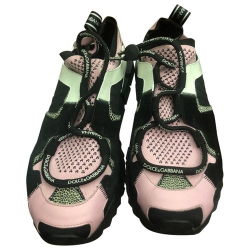 Pre-owned Dolce & Gabbana Sorrento Trainers In Pink